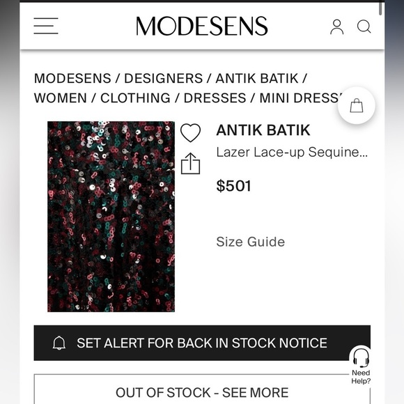 New Antik Batik Lazer Lace-up Sequin Tulle Mini Dress SZ 6 - Picture 16 of 16